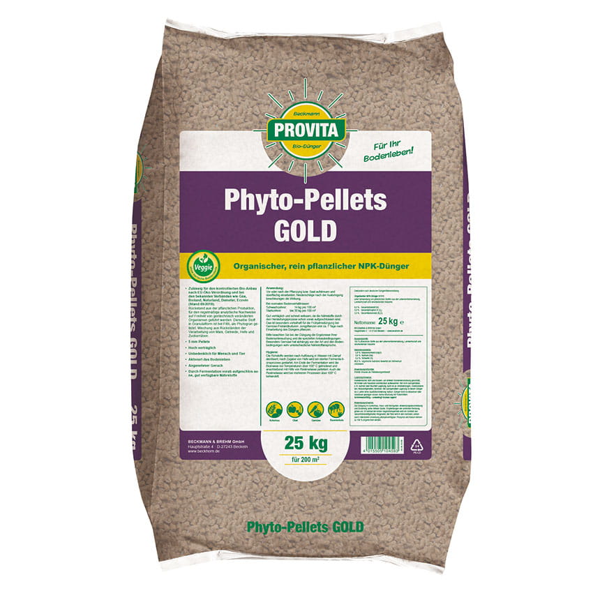 Phyto Pellets sacchetto 25 kg (autorizzato per l'agricoltura biologica) Phyto Pellets sacchetto 25 kg (autorizzato per l'agricoltura biologica)