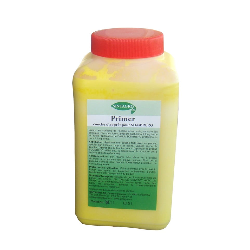 Primaire pour peinture de protection des troncs Sombrero 1 litre Primaire pour peinture de protection des troncs Sombrero 1 litre