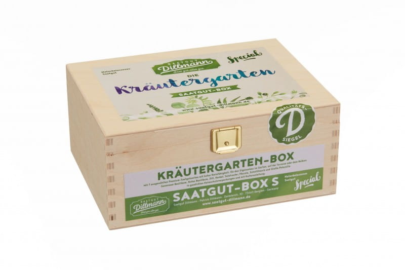 Kräutergarten Saatgut-Box S Bio