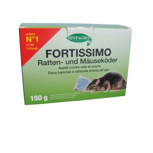 Esca per topi e ratti Fortissimo 150g Esca per topi e ratti Fortissimo 150g