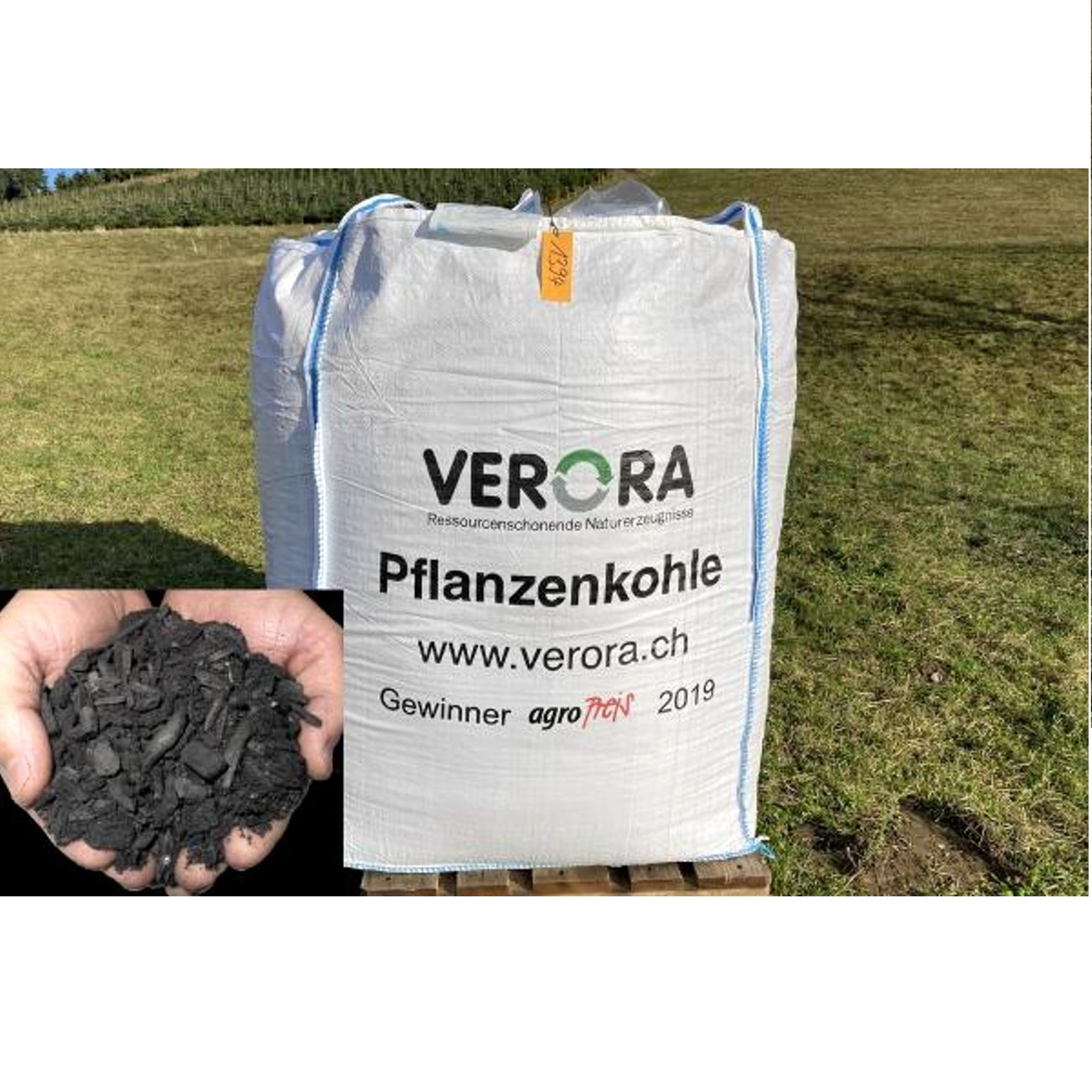 Verora Pflanzenkohle (Big Bag - 1.2 m³)