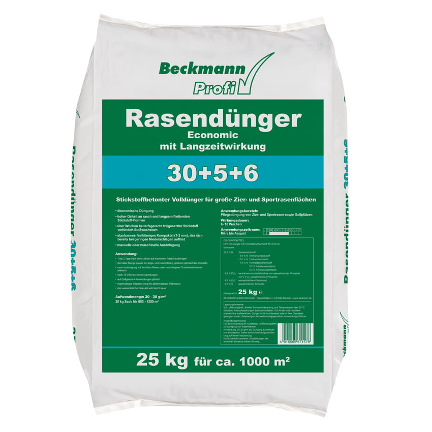 Beckmann Rasendünger Economic mit Langzeitwirkung 25kg Beckmann Rasendünger Economic mit Langzeitwirkung 25kg