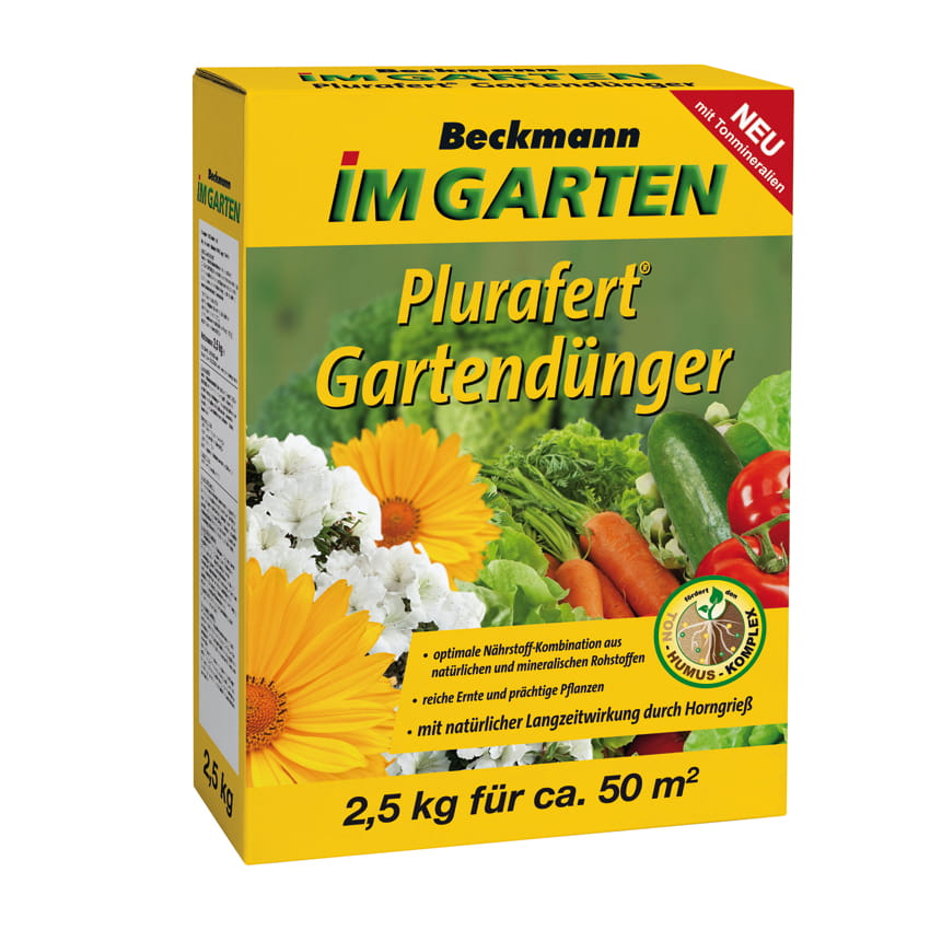 Fertilizzante completo per giardino Plurafert 2,5 kg Fertilizzante completo per giardino Plurafert 2,5 kg