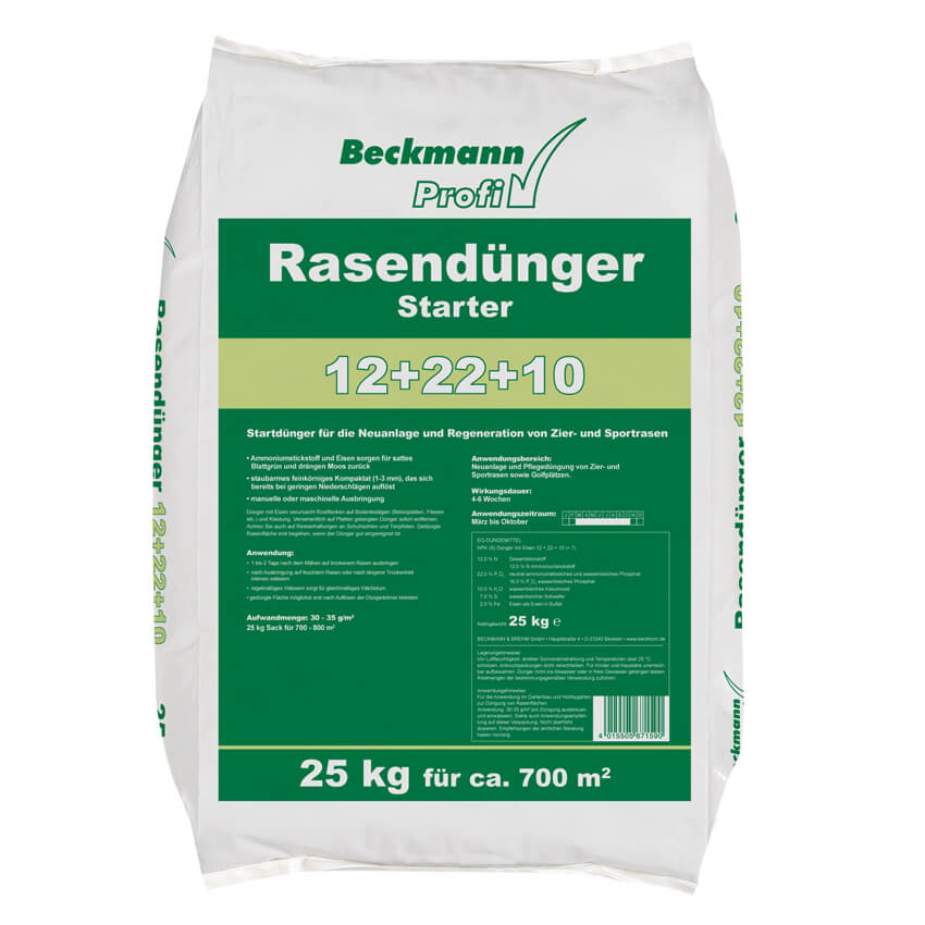 67159_BP_Rasenduenger_Starter_25kg Beckmann Rasendünger Starter
